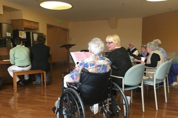 A rehearsal for Side by Side, our music initiative! Our group of participants demonstrate the health benefits of learning a new skill at any age. #musictherapy #geriatrics