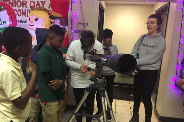 By parternering with popscope, students were able to learn about astronomy and asthma during our “Science and Scarves” event!