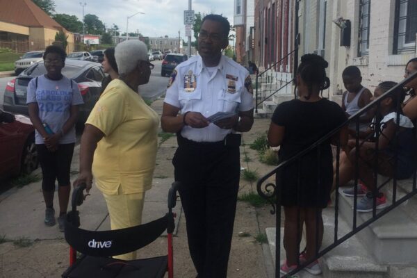 Our community walk was a huge success! This was a community engagement initiative involving Hopkins Medicine, Baltimore Police, and MERIT Scholars! #community #MyBmore