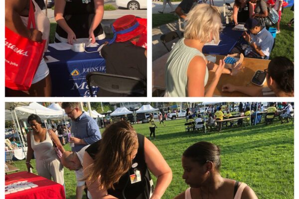 STAR Baltimore invited us to hold a booth where we educated the community about lung and heart health.